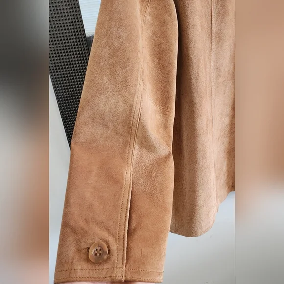 Bernardo Genuine Soft Suede Leather Jacket - Picture 7 of 16